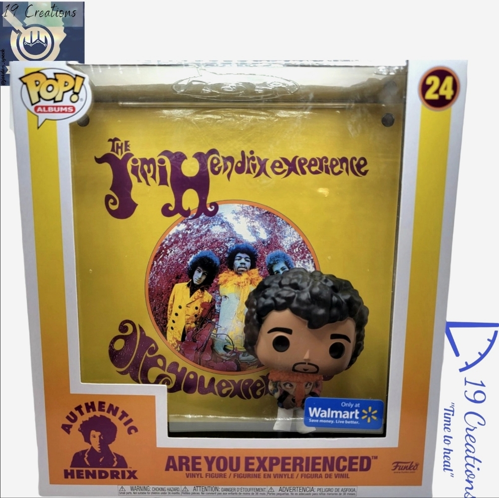(New) Funko Pop! Authentic Jimi Hendrix 'Are You Experienced' Album [Wal…